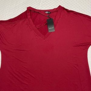 SHEILAY OFF-SHOULDER CLASSY
BLENDED STRAP-TOP